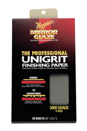 Mirror Glaze® The Professional Unigrit® Finishing Paper