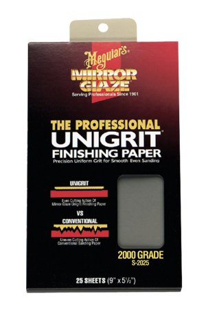 Mirror Glaze® The Professional Unigrit® Finishing Paper