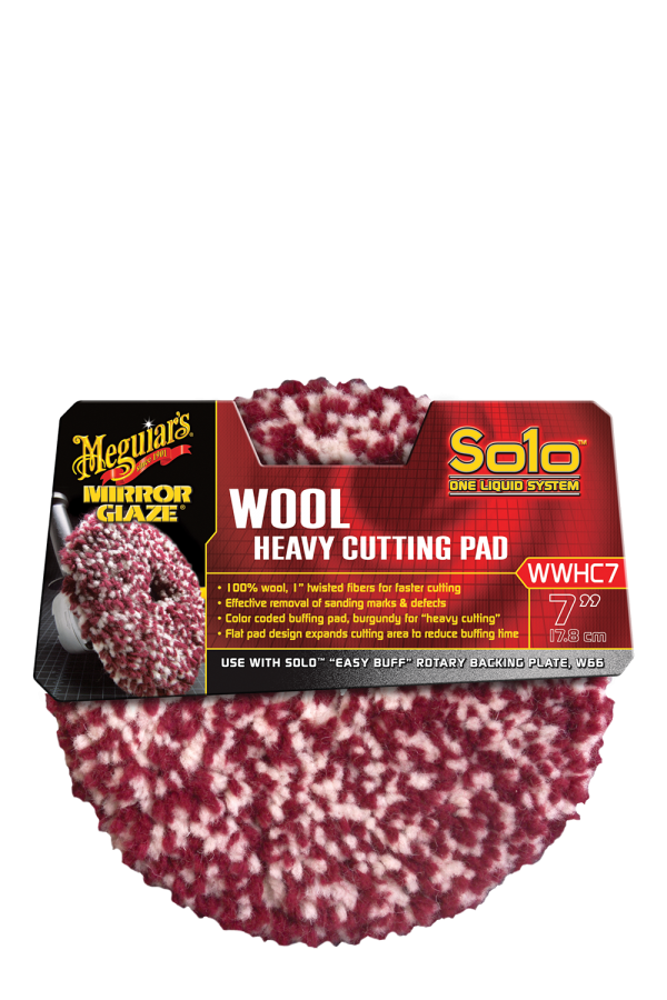 Solo Wool Heavy Cutting Pad 7" (178mm)